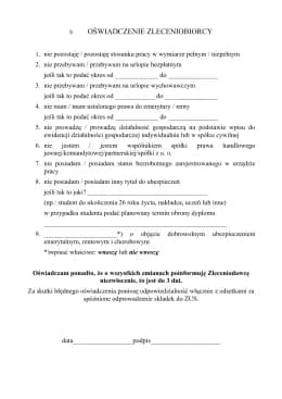 Jak bezbłędnie wypełnić oświadczenie zleceniobiorcy? Uniknij kosztownych błędów Jak bezbłędnie wypełnić oświadczenie zleceniobiorcy? Uniknij kosztownych błędów