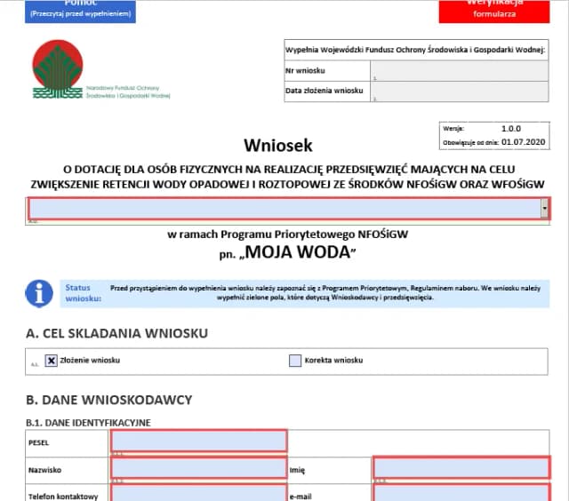 Dotacja Moja Woda: jak i gdzie złożyć wniosek - kompletny poradnik Dotacja Moja Woda: jak i gdzie złożyć wniosek - kompletny poradnik