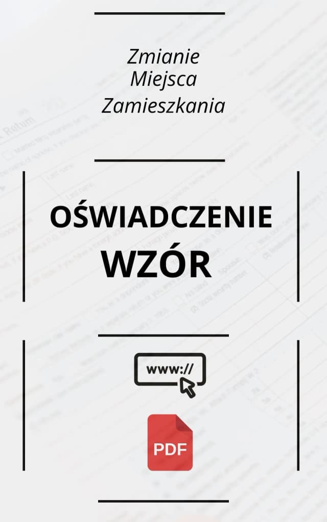 Jak szybko i poprawnie napisać oświadczenie o zmianie miejsca zamieszkania Jak szybko i poprawnie napisać oświadczenie o zmianie miejsca zamieszkania