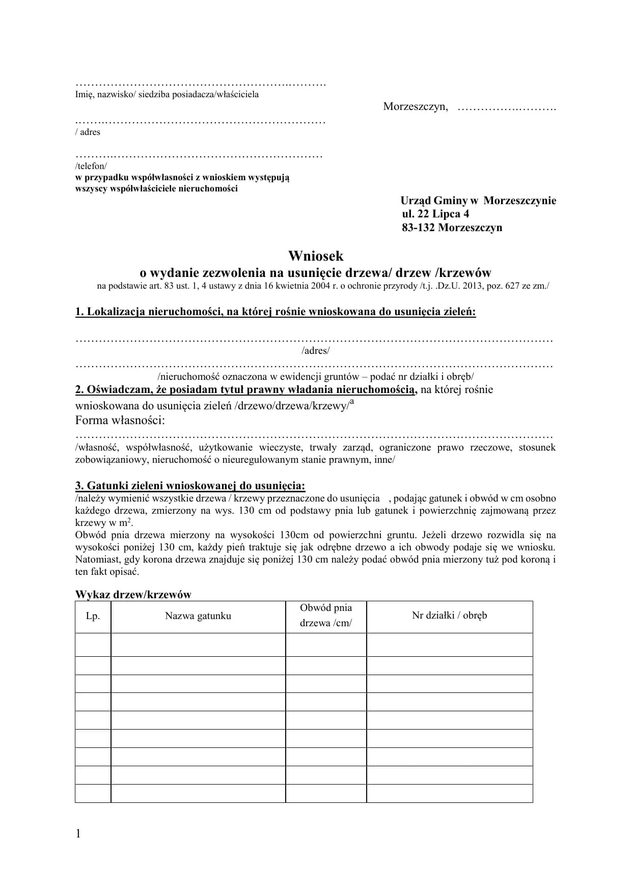Jak skutecznie uzasadnić wniosek o wycinkę drzew bez konsekwencji prawnych Jak skutecznie uzasadnić wniosek o wycinkę drzew bez konsekwencji prawnych