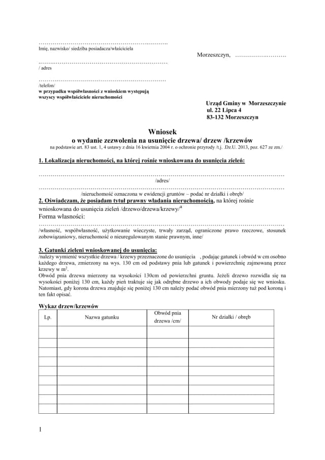 Jak skutecznie uzasadnić wniosek o wycinkę drzew bez konsekwencji prawnych Jak skutecznie uzasadnić wniosek o wycinkę drzew bez konsekwencji prawnych