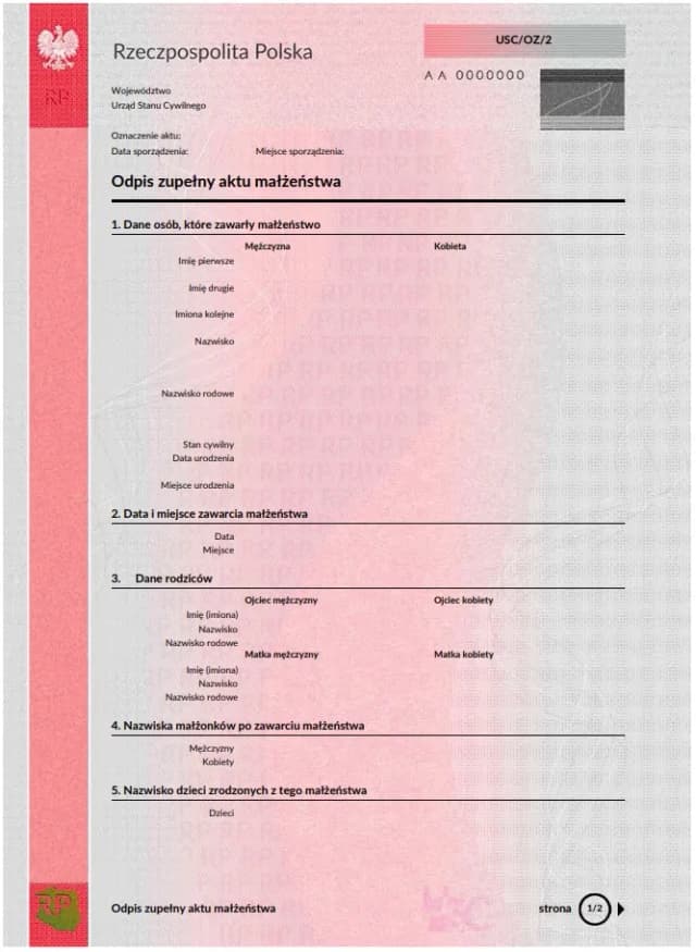 Ważny odpis aktu małżeństwa: Kluczowe informacje, które musisz znać Ważny odpis aktu małżeństwa: Kluczowe informacje, które musisz znać